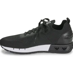 Emporio Armani EA7 Baskets Mode^- BLK&WHT LEGACY KNIT