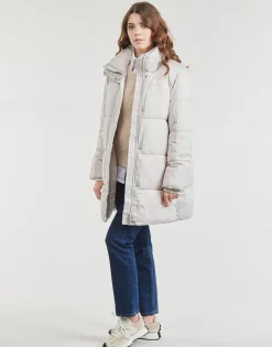 Esprit Manteaux^- LONG COSY PUFFER COAT