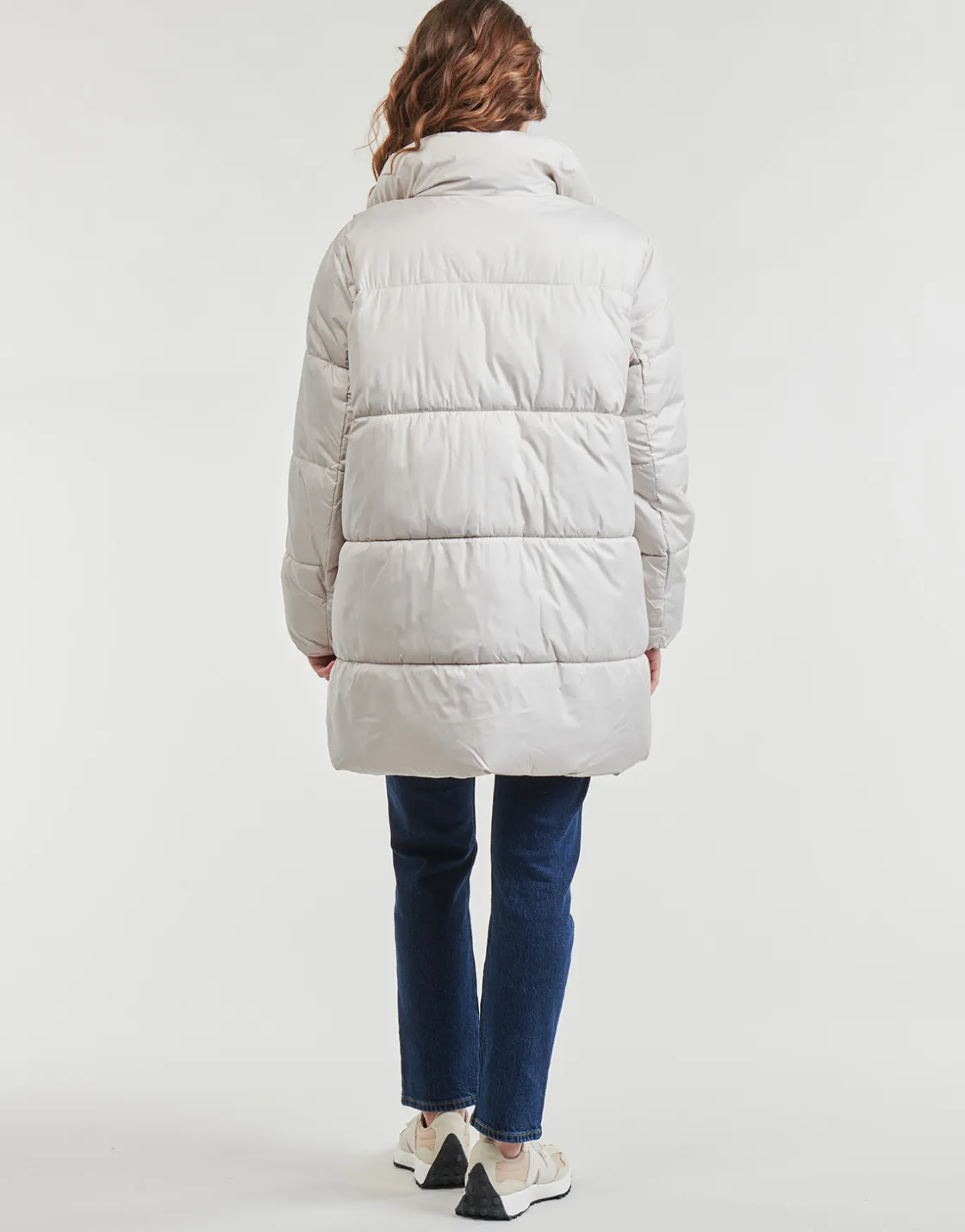 Esprit Manteaux^- LONG COSY PUFFER COAT