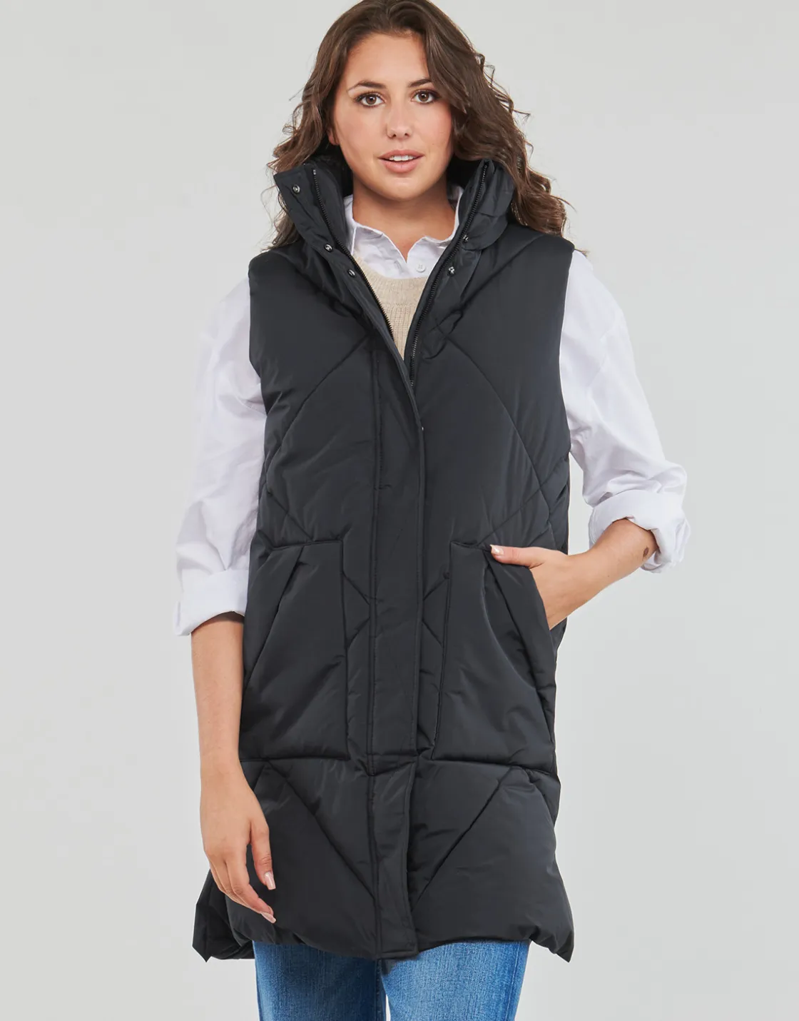 Esprit - PEFFER VEST Noir Sale