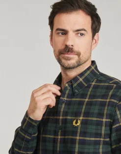 Fred Perry - OXFORD TARTAN SHIRT< Chemises