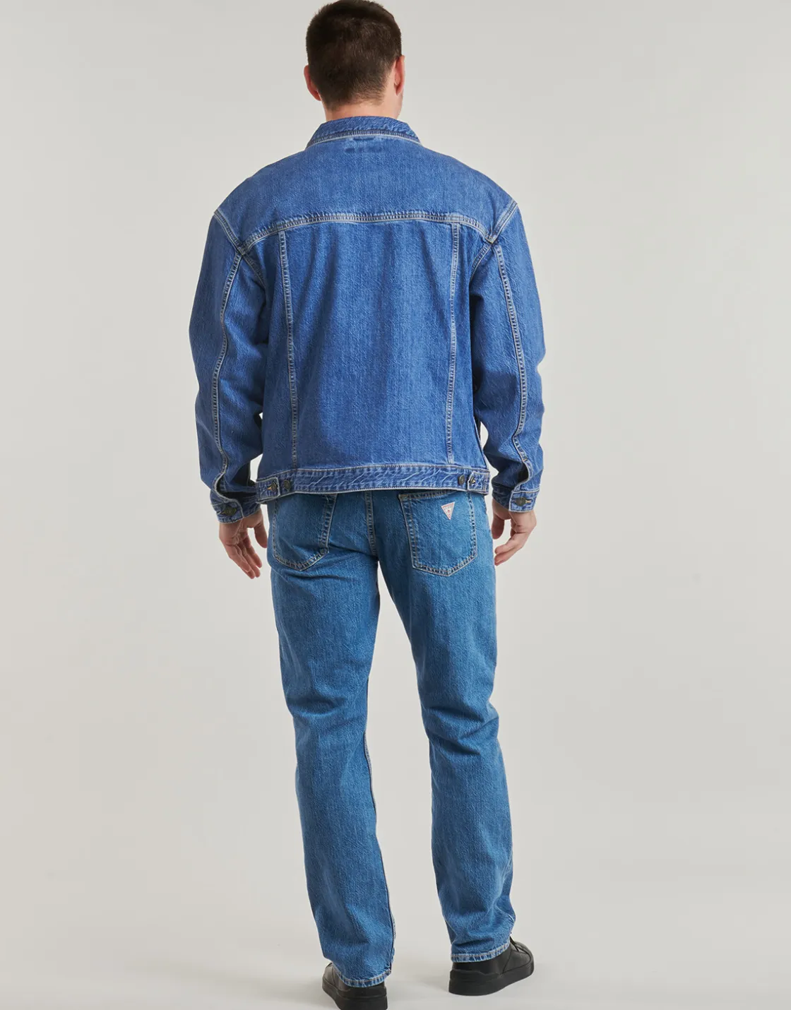 Guess - MENS OVERSIZE TRUCKER JACKE Jean Outlet