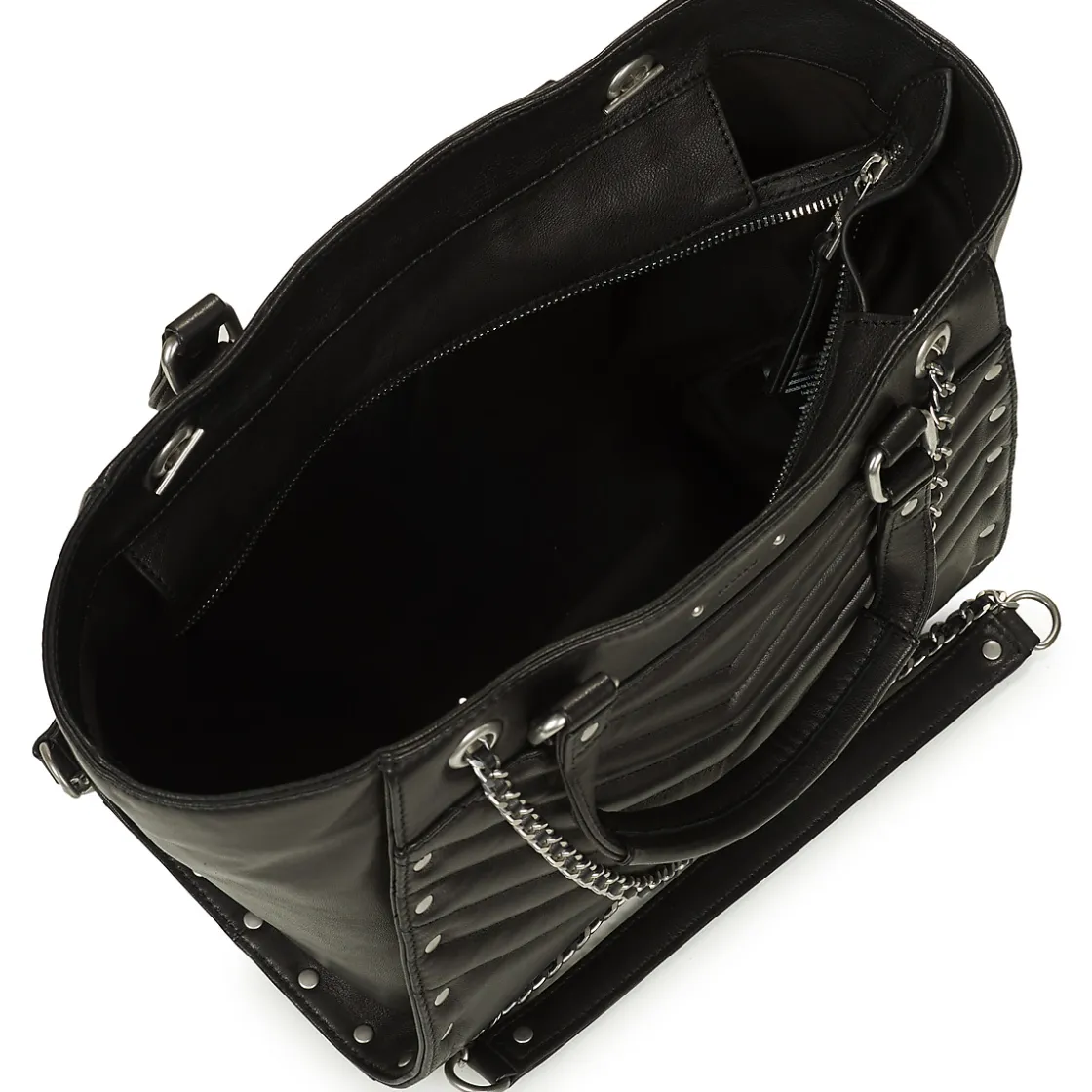 Ikks - 1440 M ROCK STUDS ZIPPE Noir Clearance