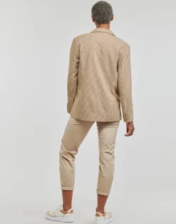 Only Vestes^- ONLMOLLY L/S OVS CHECK BLAZER TLR