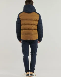Superdry Manteaux^- HOODED COLOR BLOCK