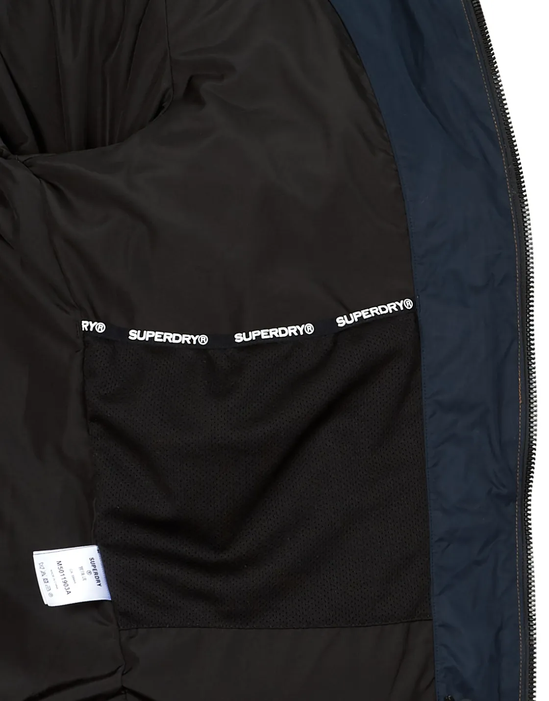 Superdry Manteaux^- HOODED COLOR BLOCK