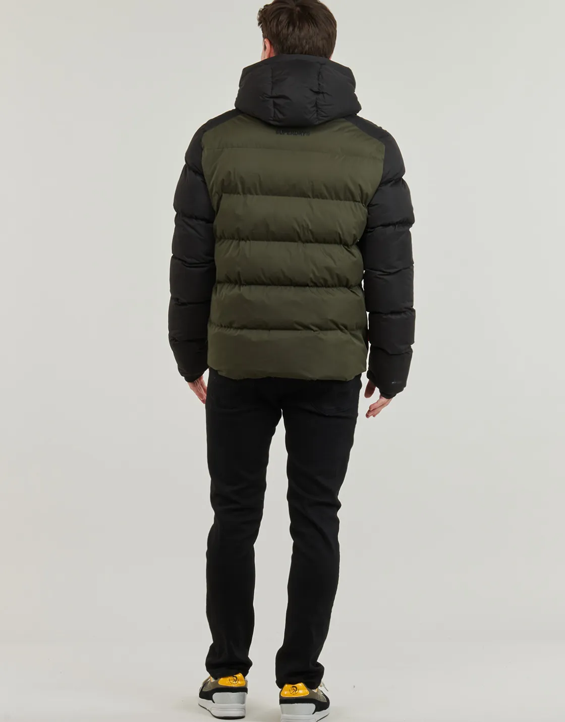 Superdry Manteaux^- HOODED COLOR BLOCK
